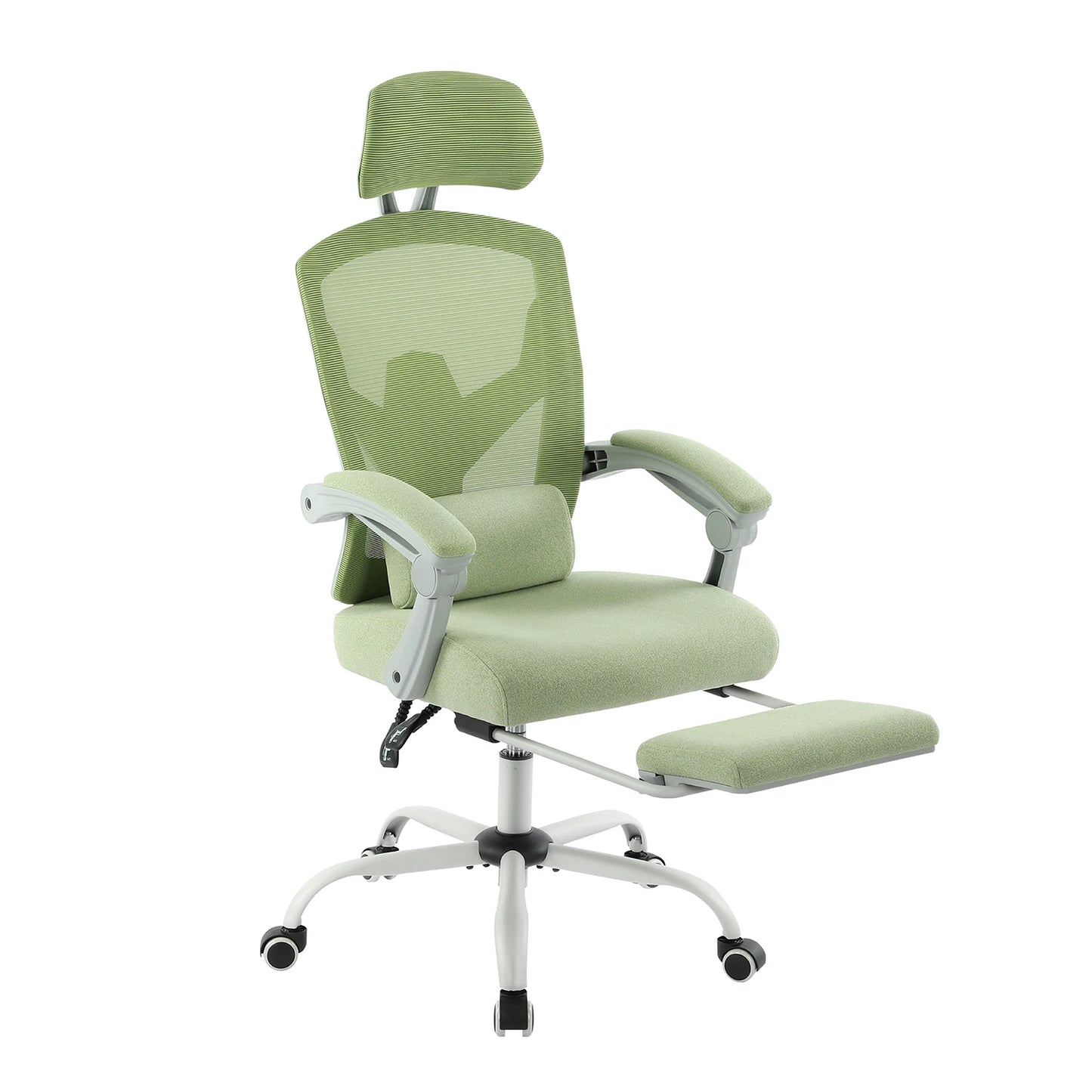 JHK Ergonomic Reclining High Back Mesh Living Room Rocking Gaming Chair Computer Desk Swivel Rolling Lumbar Support Pillow