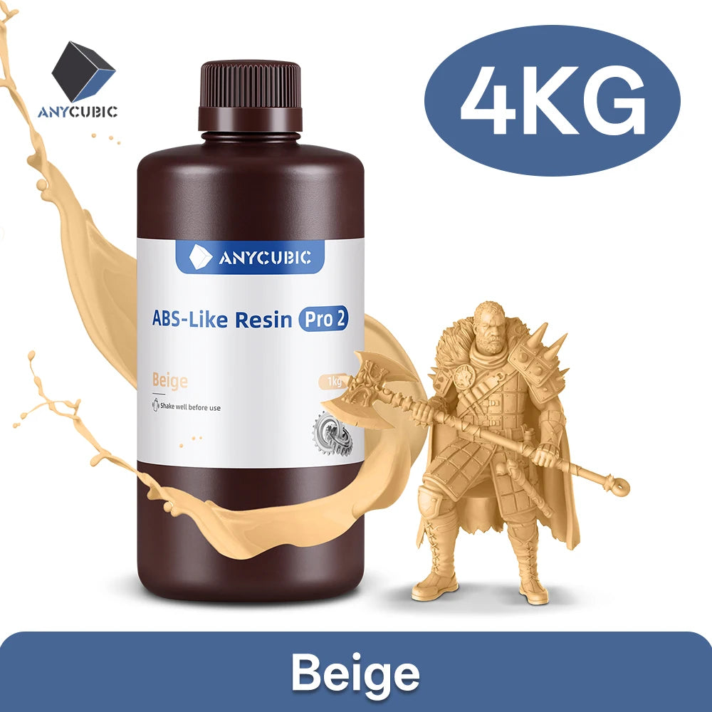 Newest 4pieces/lot Anycubic ABS Like Reisn 3d Resin High Precision UV 405nm For LCD SLA DLP Anycubic Photon Resin 3d Printer