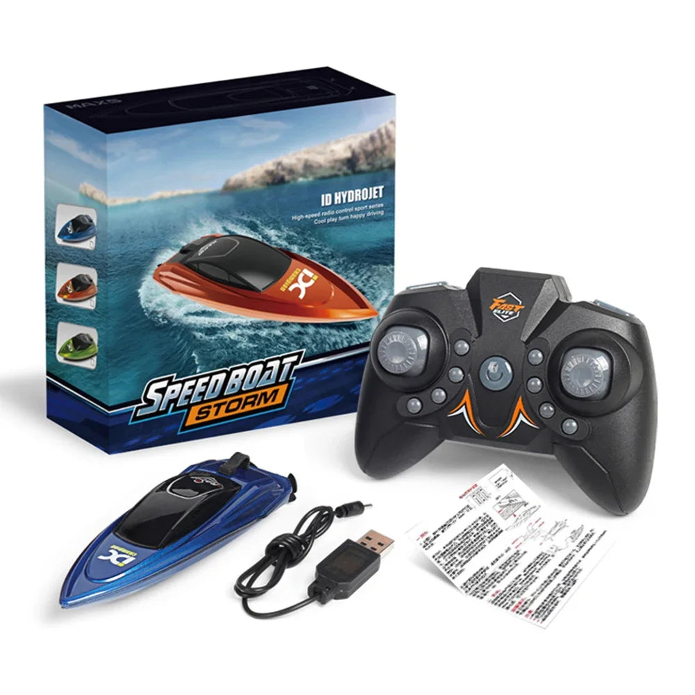 806 RC Boat 2.4Ghz 25km/h High-Speed Remote Control Racing Ship Water Speed Boat Children Model Toy for Adults and Kids RC Toys