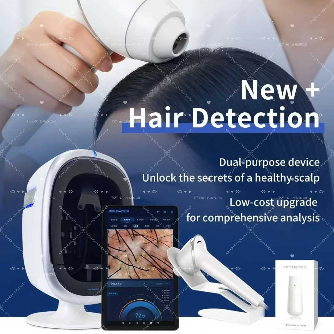 AISA Q1 Skin Analyzer X5 3D Professional Facial Skin Analyzer Machine O1 Pro AI Skin Analysis Scanner 15.6inch 10 Light Spectrum