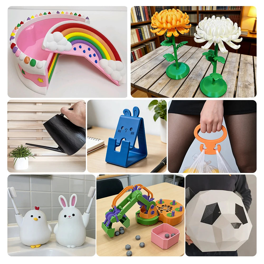 KINGROON PETG 3D Printer Filament 1.75mm 5KG 10KG Mix Color 3D Printing Material 1kg/roll  petg Plastic For FDM 3dprinter