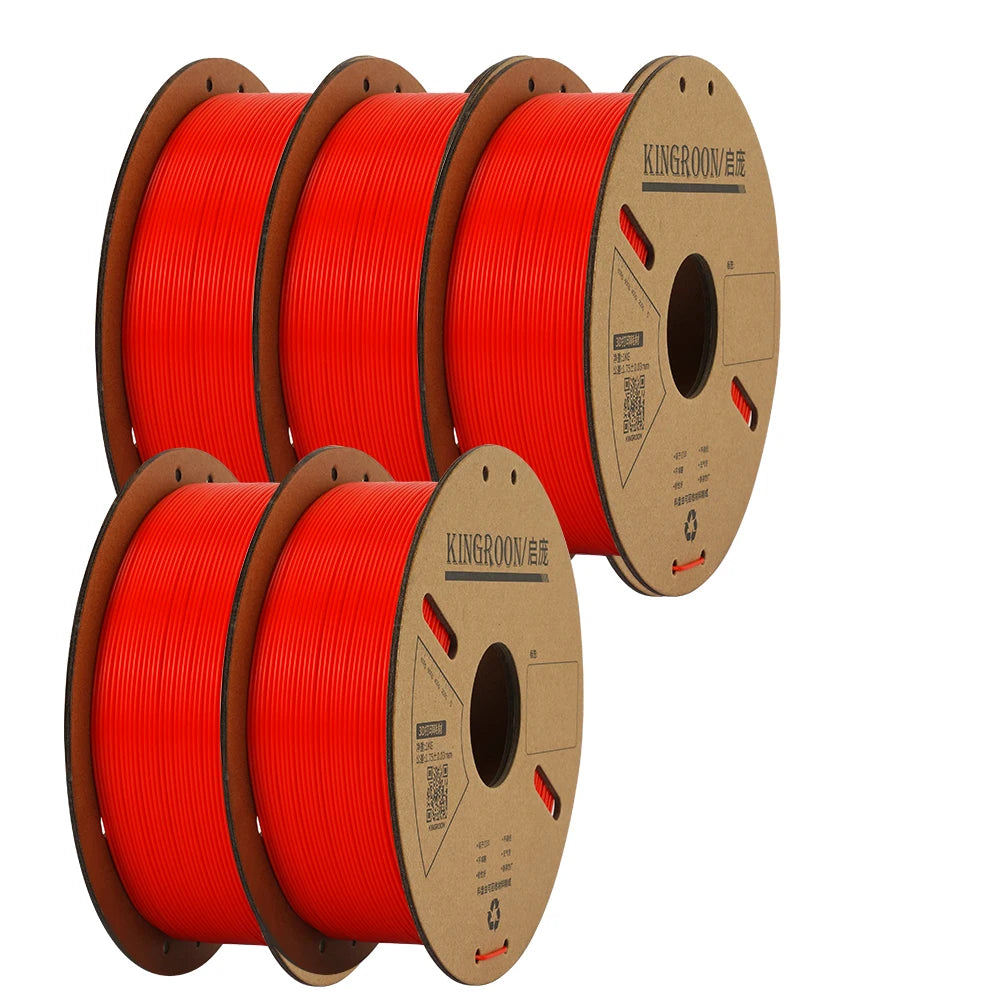 KINGROON PLA Filament 1.75mm 3D Printer Filament 5/10Rolls 3D Printing Plastic Material 100% No Bubble for FDM 3D Printer MIX