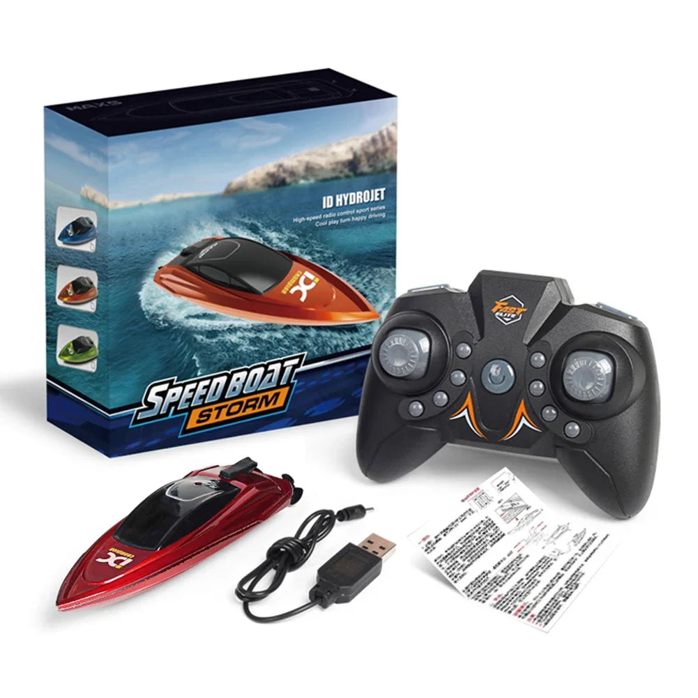 806 RC Boat 2.4Ghz 25km/h High-Speed Remote Control Racing Ship Water Speed Boat Children Model Toy for Adults and Kids RC Toys