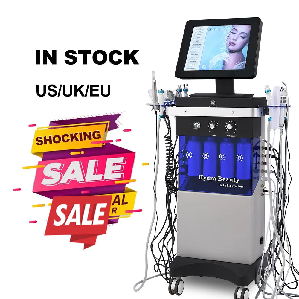 14 In 1 hydro facial  Machine Skin Peeling hydra beauty facial Hydradermabrasion Korea Aqua Peel Machine beautiful equipment