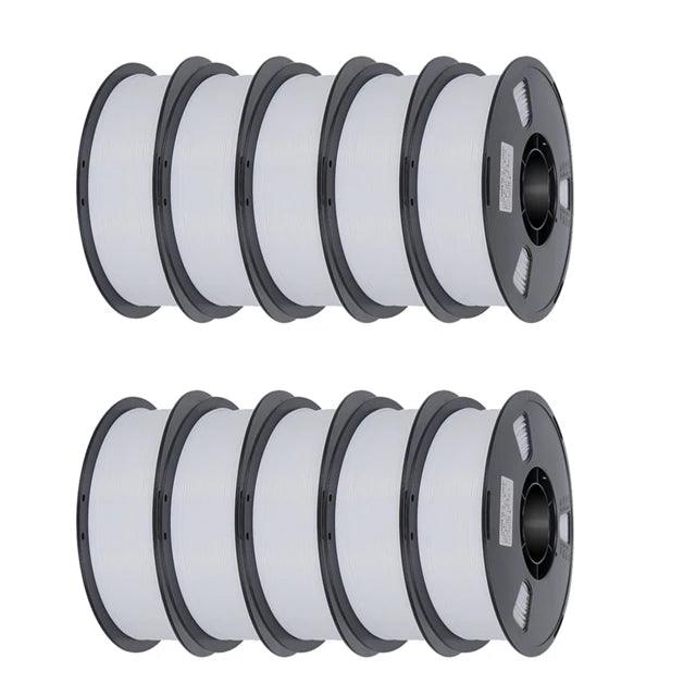 10kg PETG Filament Color Mixing 3D Printer Filament 10 5 Rolls 1KG 1.75mm Accuracy +/- 0.02mm Bundle 10kg 5kg PETG Plastic Spool