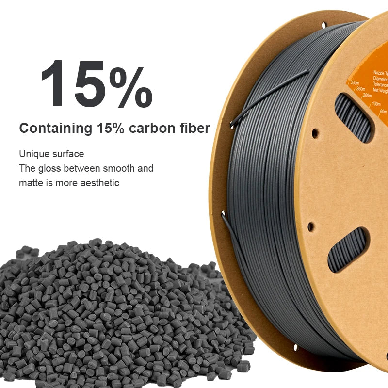 ERYONE PETG Carbon Fiber Premium Filament 3D Print 1/3/5/10KG Big Sale,Multicolor Available,petg carbon fiber filament,1KG/Spool