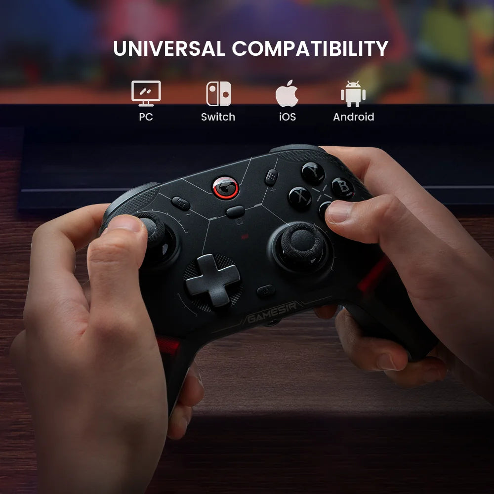 GameSir Cyclone 2 Wireless Controller for Nintendo Switch 2 / iPhone / Android, Bluetooth Gamepad with Hall Effect Triggers