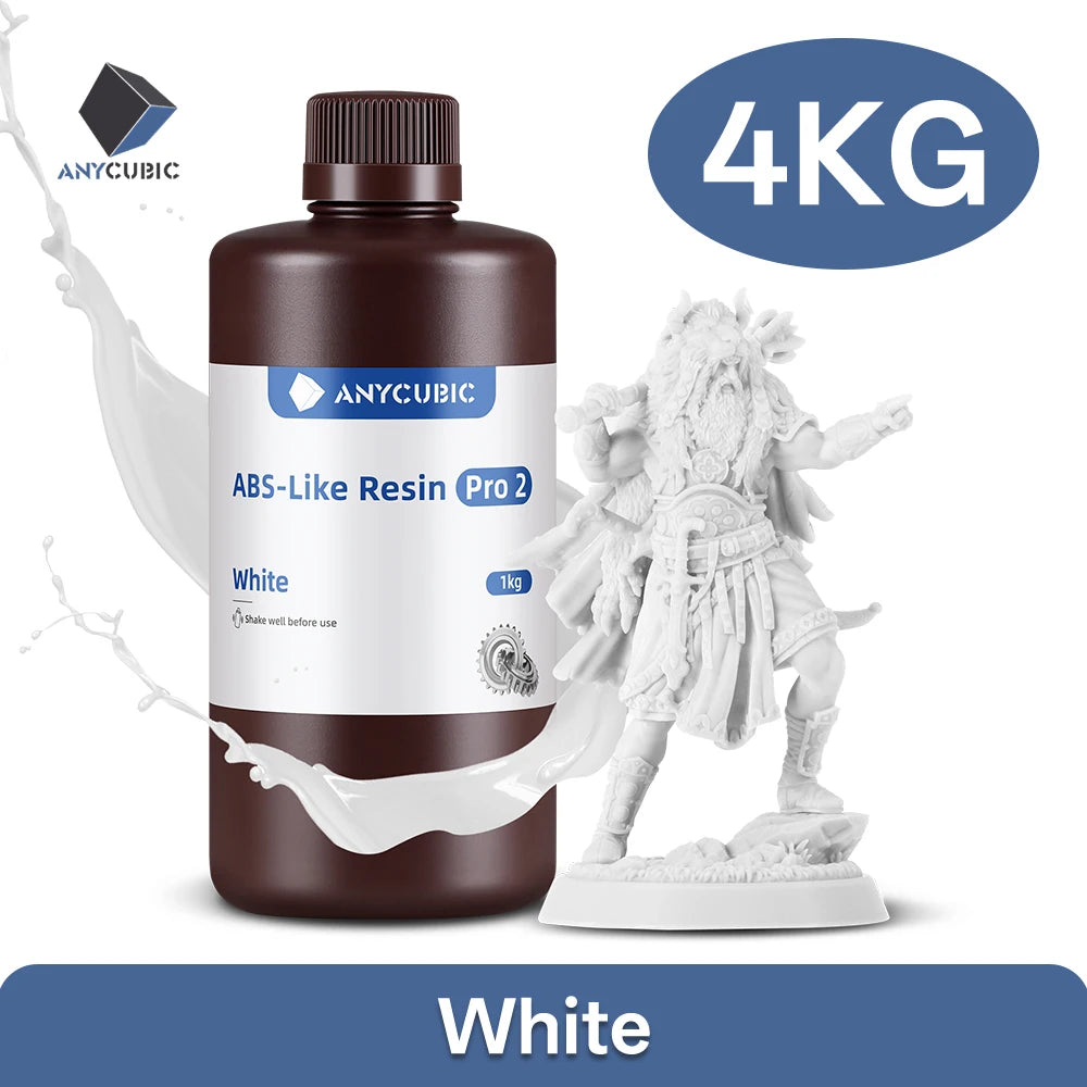 Newest 4pieces/lot Anycubic ABS Like Reisn 3d Resin High Precision UV 405nm For LCD SLA DLP Anycubic Photon Resin 3d Printer