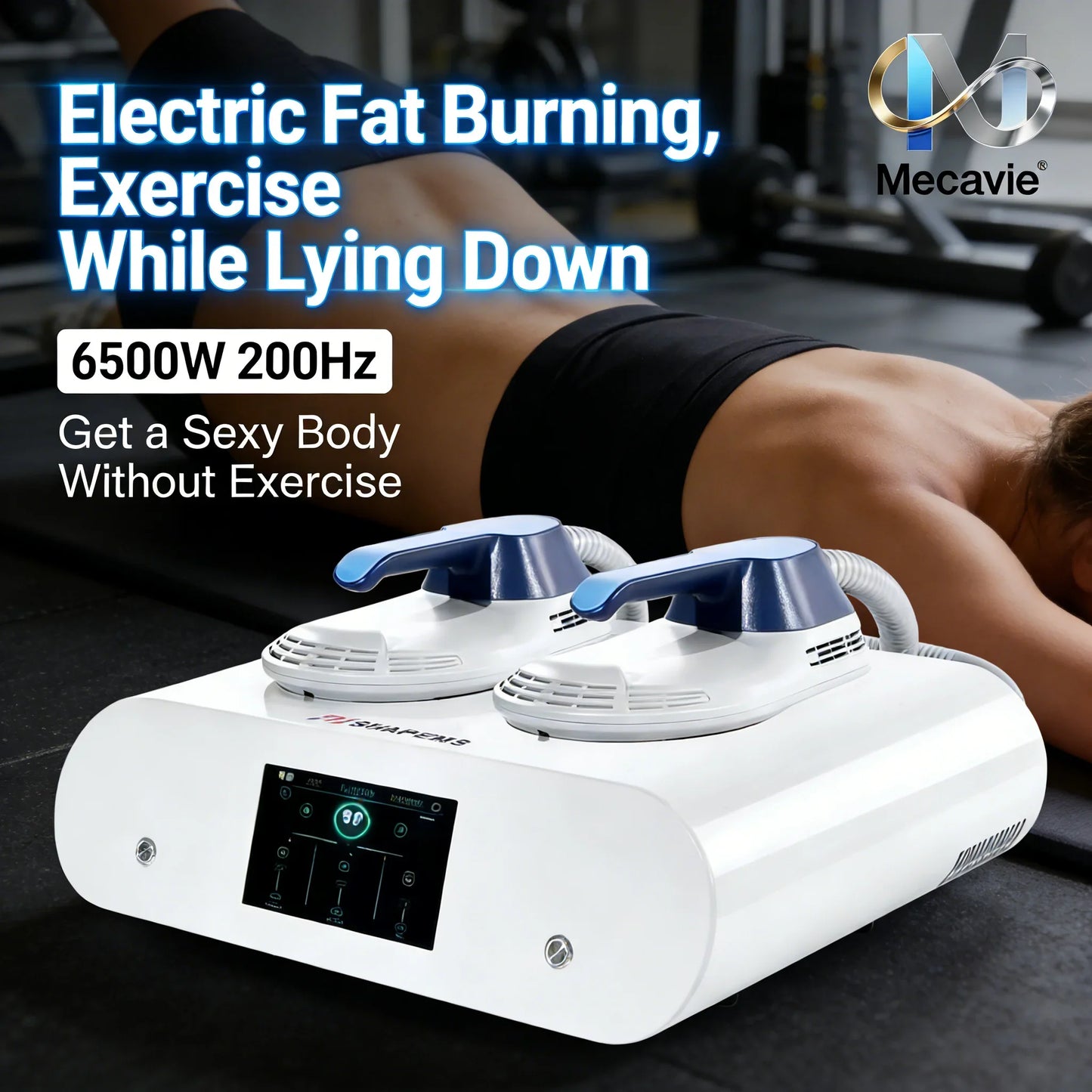 Mecavie Body Shaping Machine Electromagnetic Slimming Stimulation Fat Removal Muscle Building Portable Home Beauty Tool‌