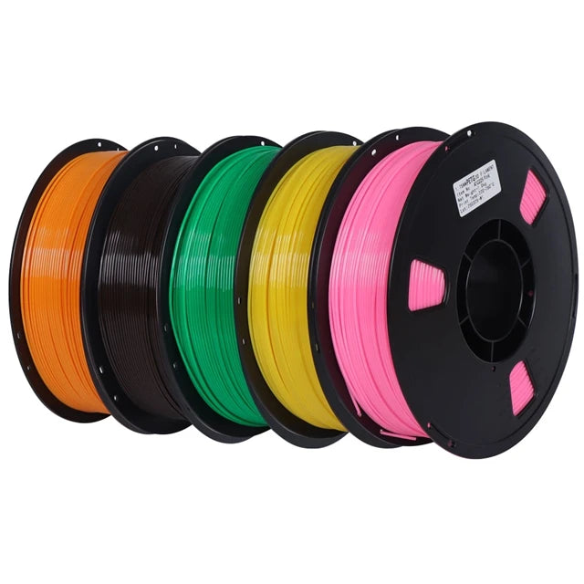 10kg PETG Filament Color Mixing 3D Printer Filament 10 5 Rolls 1KG 1.75mm Accuracy +/- 0.02mm Bundle 10kg 5kg PETG Plastic Spool