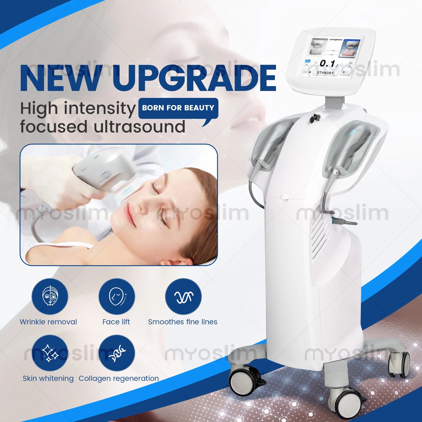 Professional 7D Beauty Machine Skin Rejuvenation Lifting Anti-Aging Wrinkle Removal Salon Use Equipment