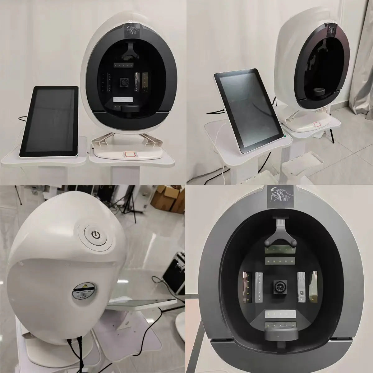 AISA Q1 Skin Analyzer X5 3D Professional Facial Skin Analyzer Machine O1 Pro AI Skin Analysis Scanner 15.6inch 10 Light Spectrum