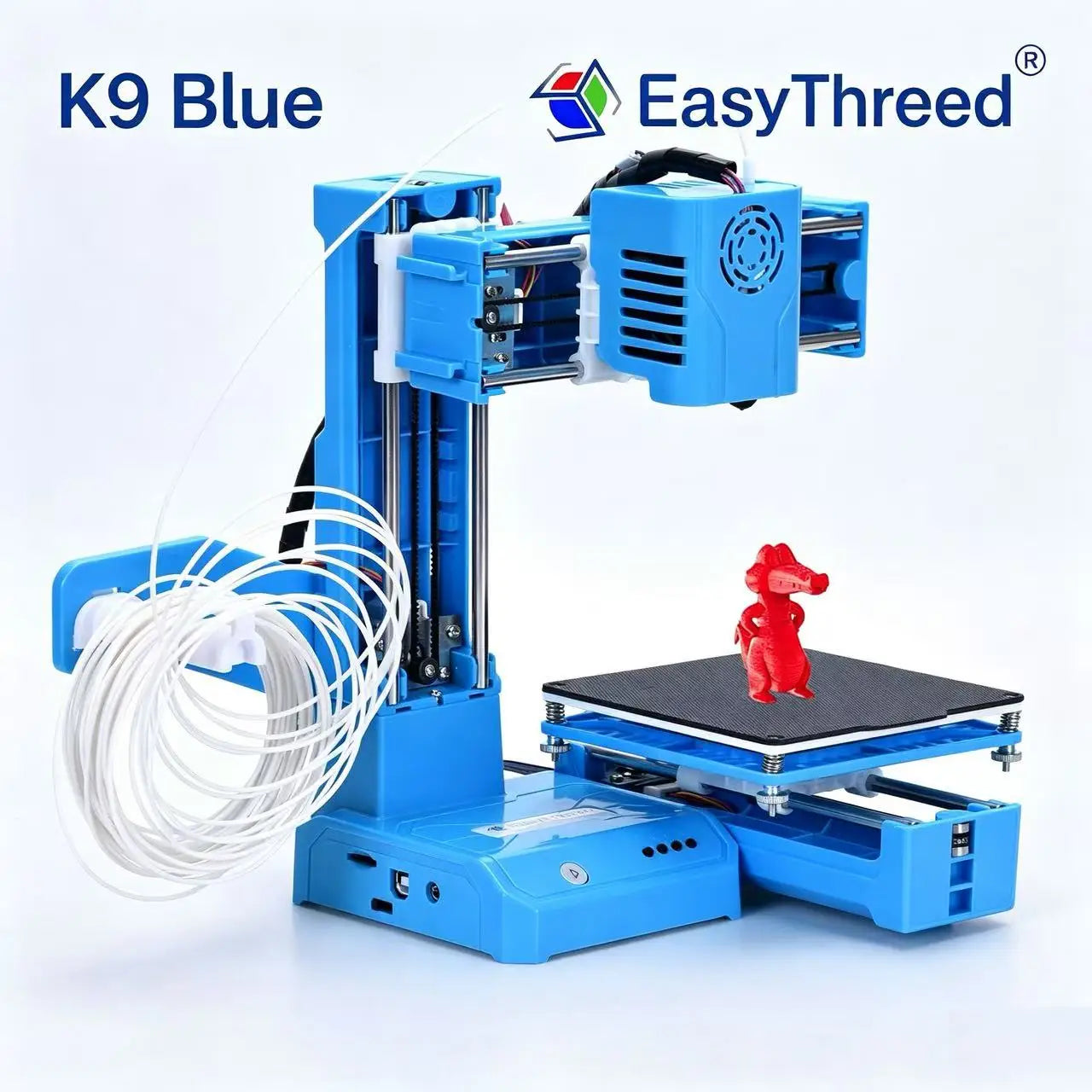 EasyThreed Entry Level Mini 3D Printer Portable Desktop 3D Printer with 100x100x100mm Build Plate Low Noise Fast Assembly for Kids Beginners Home Education DIY Printing Projects Student Use