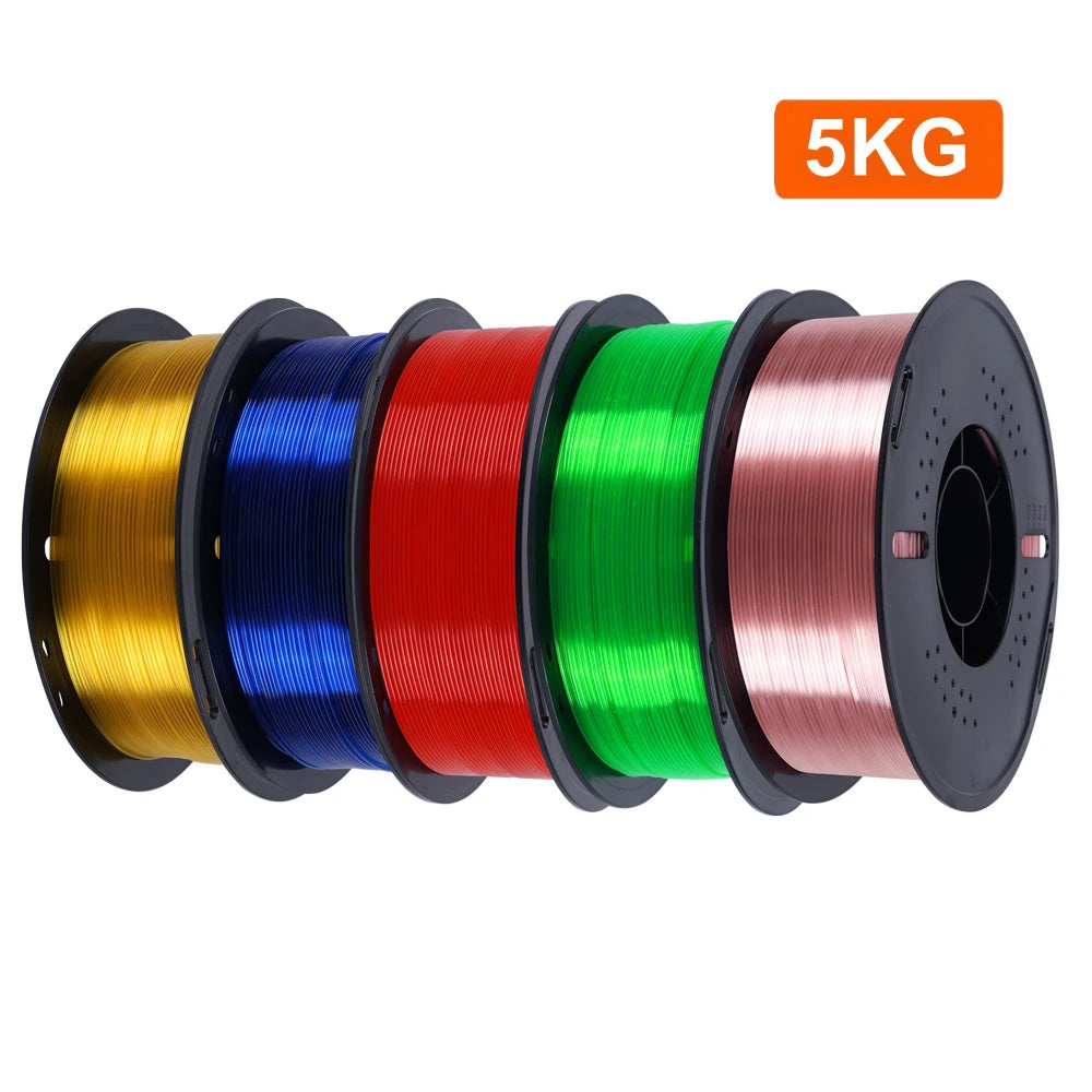 KINGROON PETG 3D Printer Filament 1.75mm 5KG 10KG Mix Color 3D Printing Material 1kg/roll  petg Plastic For FDM 3dprinter