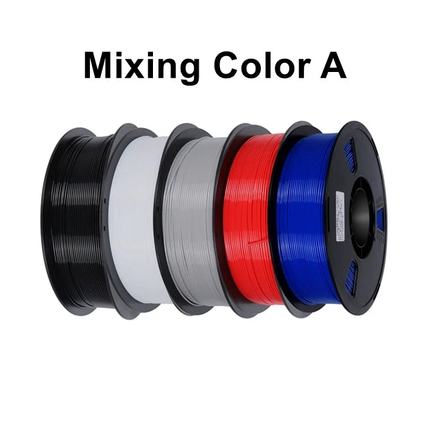 10kg PETG Filament Color Mixing 3D Printer Filament 10 5 Rolls 1KG 1.75mm Accuracy +/- 0.02mm Bundle 10kg 5kg PETG Plastic Spool