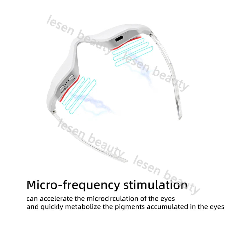 3D Beauty Eye Device with Microcurrent Eye Relaxation Reduce Wrinkles and Dark Circles Eliminate Edema Mass Portable skin care v