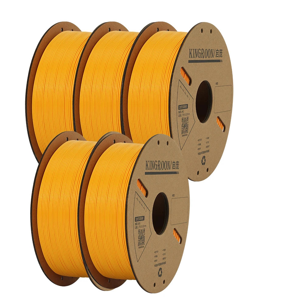 KINGROON PLA Filament 1.75mm 3D Printer Filament 5/10Rolls 3D Printing Plastic Material 100% No Bubble for FDM 3D Printer MIX