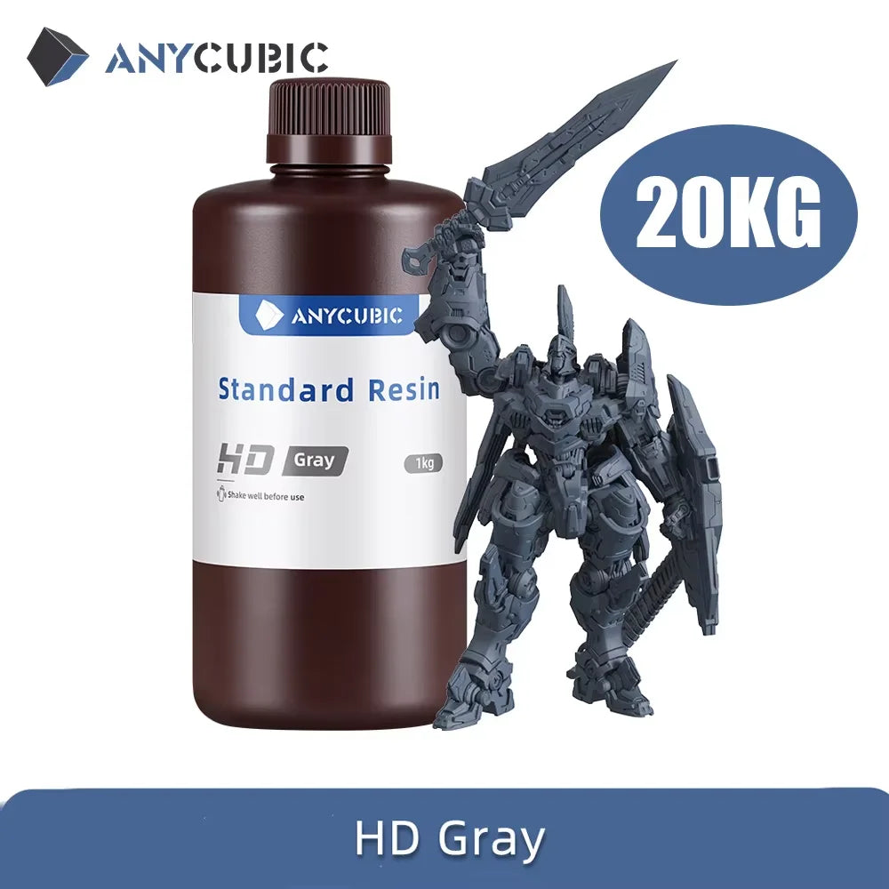 ANYCUBIC 405nm UV Resin For 3D Printer Photon Mono 4 3D Printing Resin LCD UV Sensitive Resin For 3D Printer 1kg