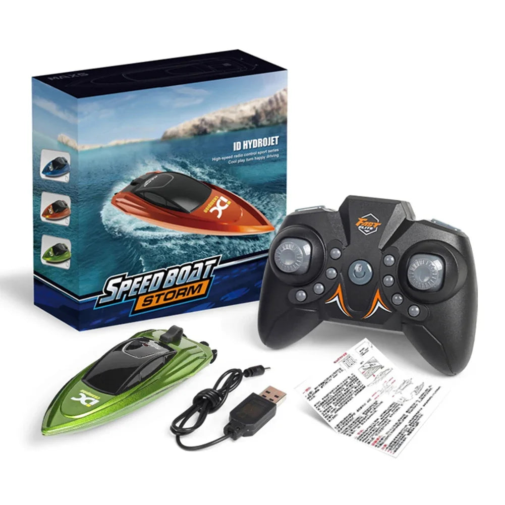 806 RC Boat 2.4Ghz 25km/h High-Speed Remote Control Racing Ship Water Speed Boat Children Model Toy for Adults and Kids RC Toys