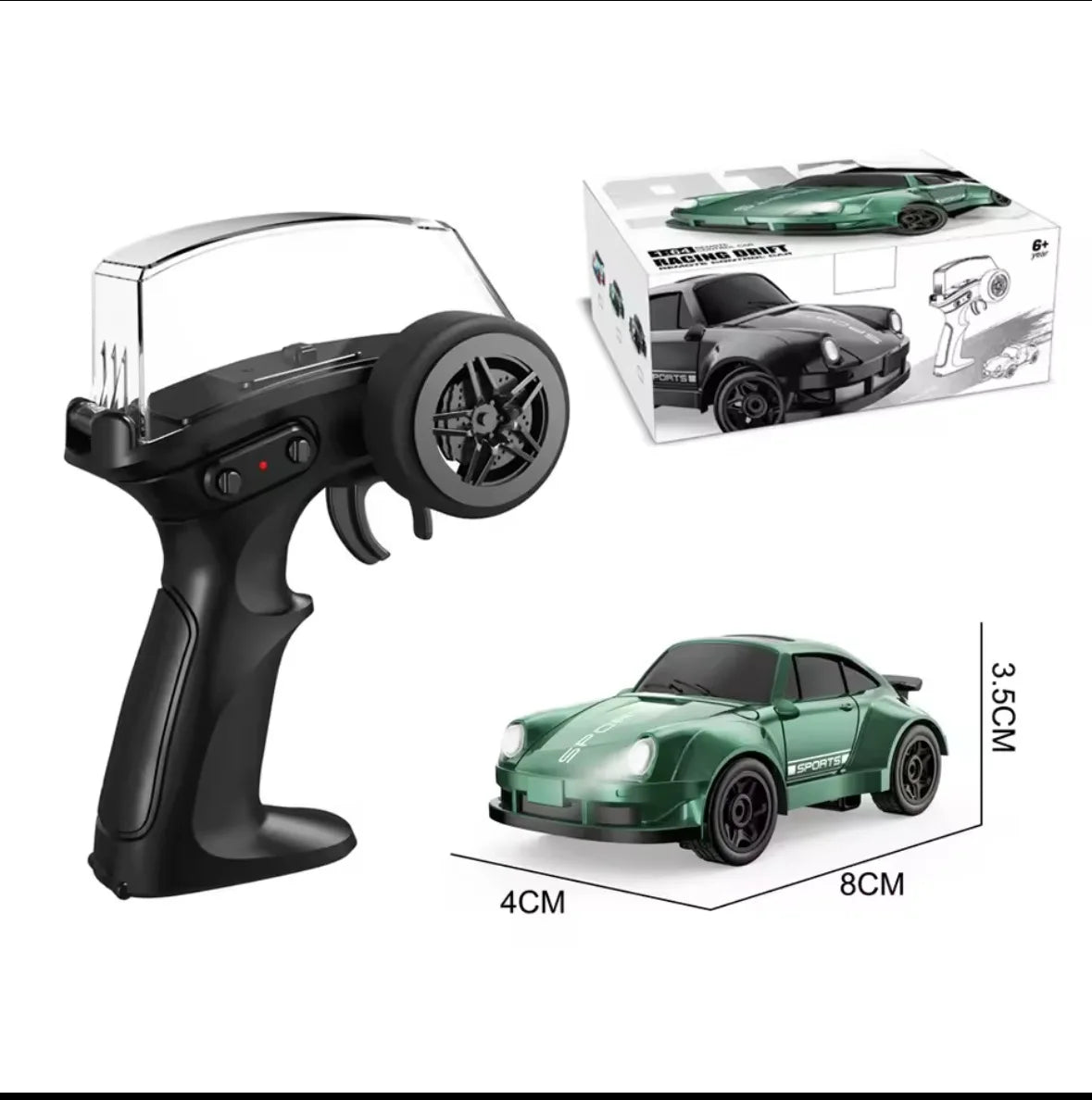 RC 911 Desktop super Drift Car 1:64 Mini scale RC Drift Car Electric Full Proportional drift function wheel Remote Control Car w