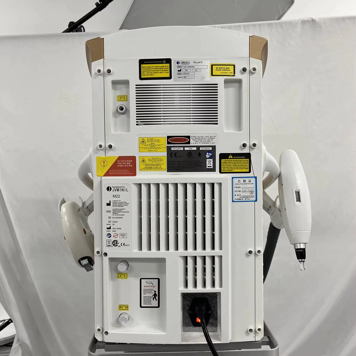 M22 IPL OPT Machine Aesthetic Laser Hair Remove E-Light Skin Rejuvenation Machine Vascular MultiApplication Hair Removal