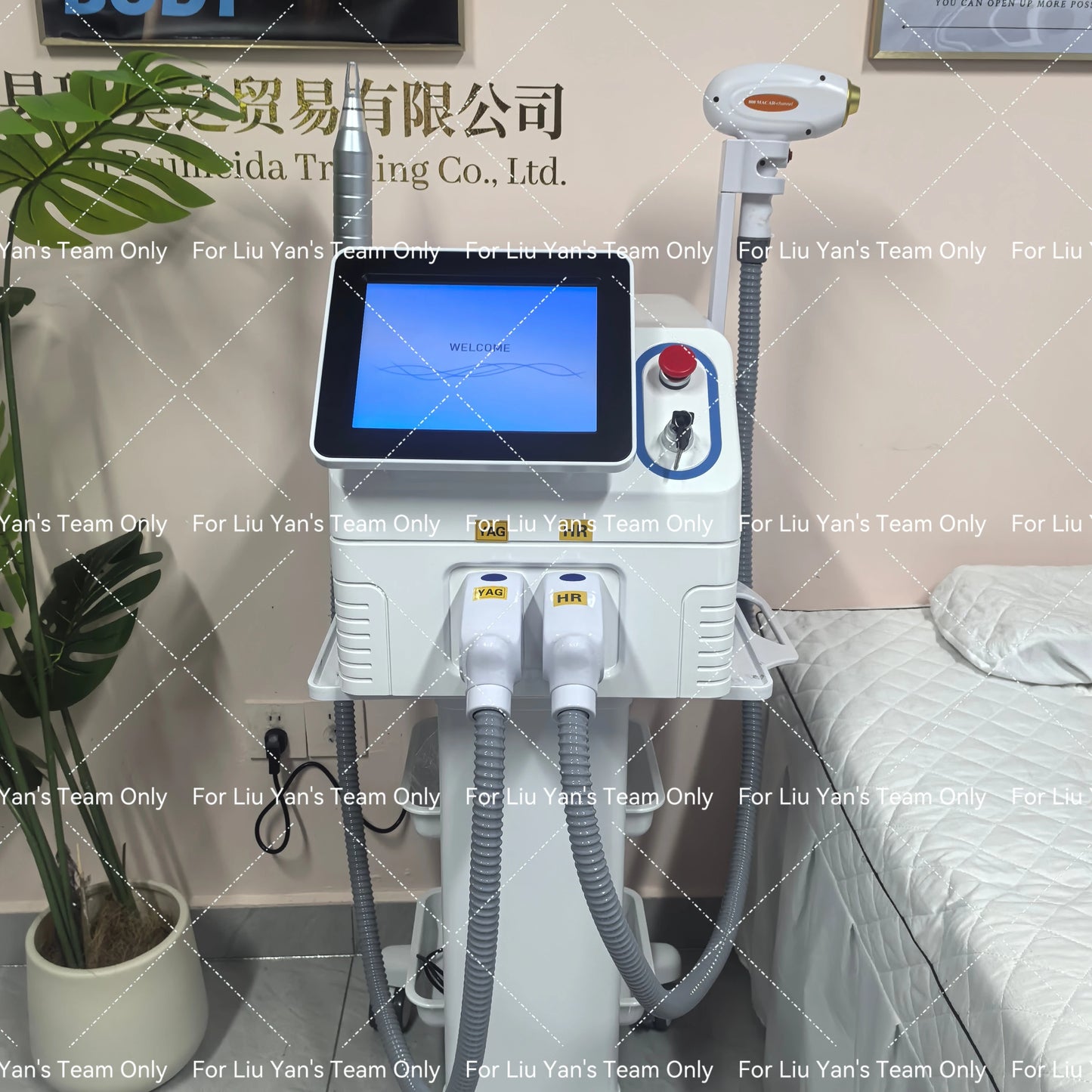 High Power 2 IN 1 Diode Laser PicoSecond Laser 808nm Hair Removal 532nm 1064nm Tattoo Removal Skin Rejuvenation Beauty Machine