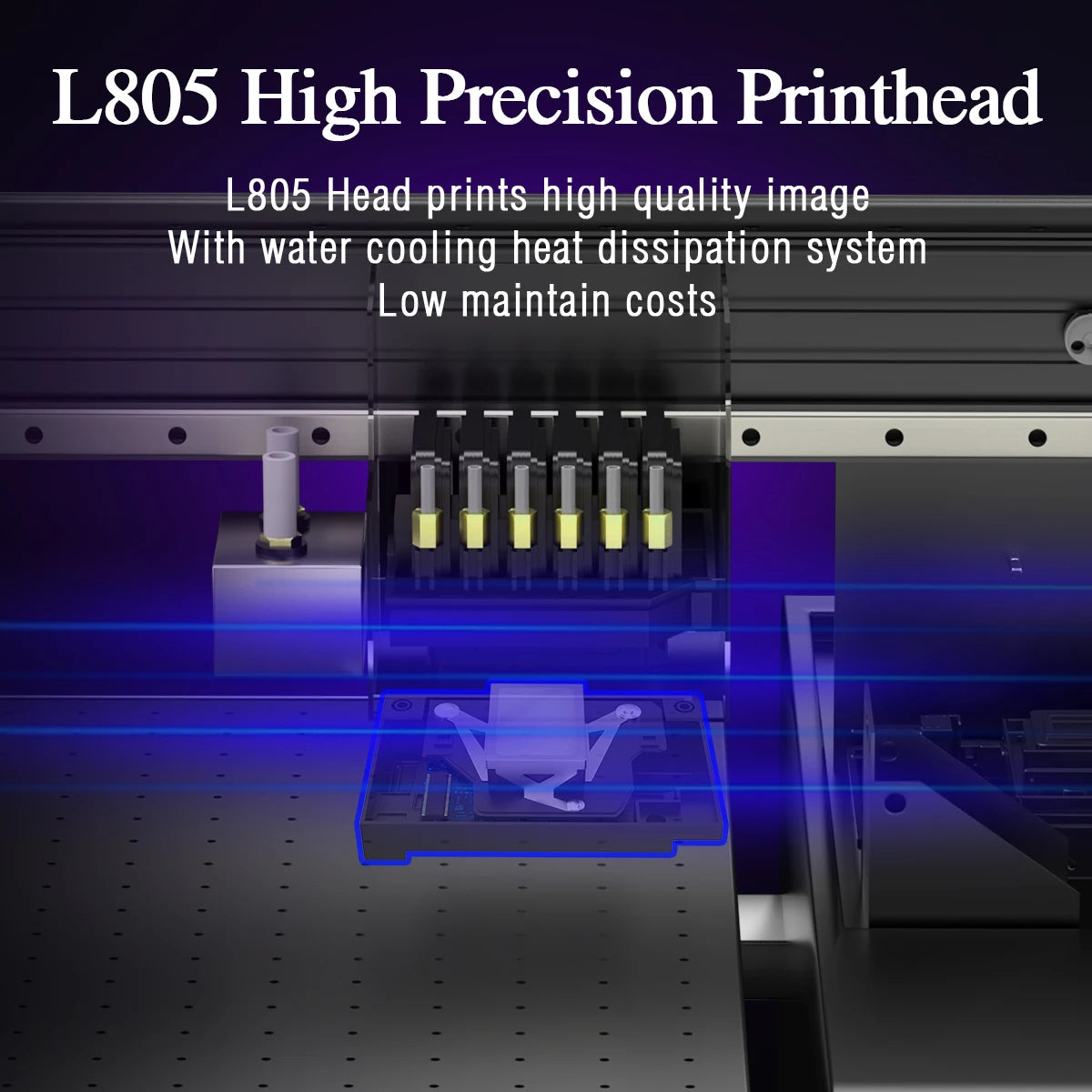 A3 UV Printer Impresora L805 UV DTF Printer Machine UV Flatbed Printer For Bottle Wood Metal A4 UV DTF Printer Sticker 3d Printe