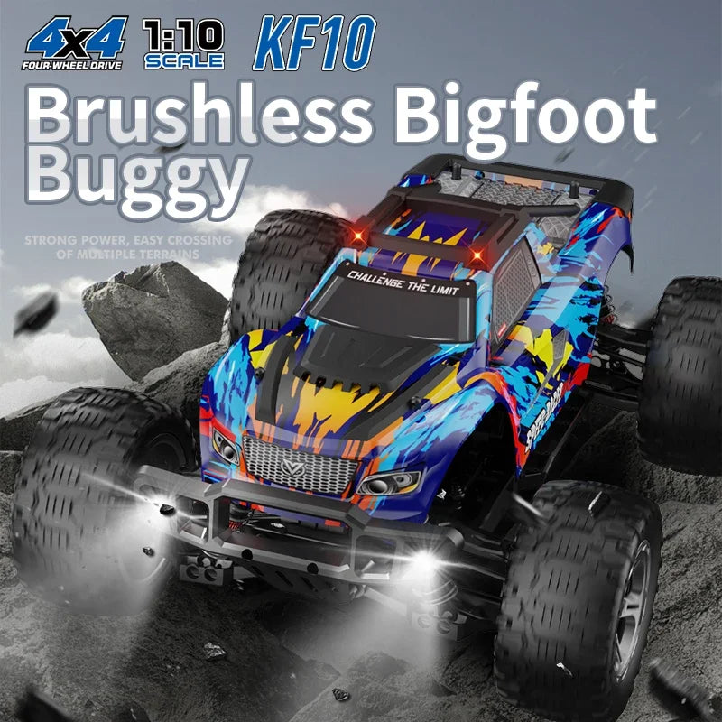 Teeggi KF10 MAX 1/10 4WD 3S High Speed Rc Off-road Car 60KM/H Brushless motor 2S KF10PRO RC Truck Drift Racing Cars Toy For Gift