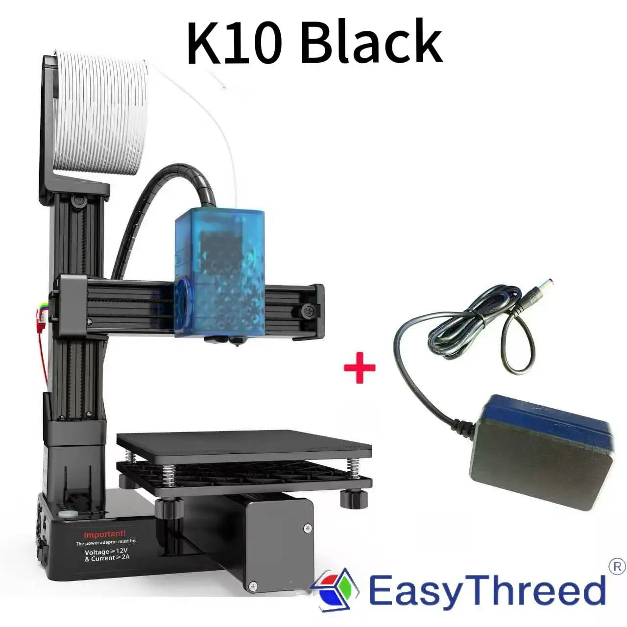 EasyThreed Entry Level Mini 3D Printer Portable Desktop 3D Printer with 100x100x100mm Build Plate Low Noise Fast Assembly for Kids Beginners Home Education DIY Printing Projects Student Use
