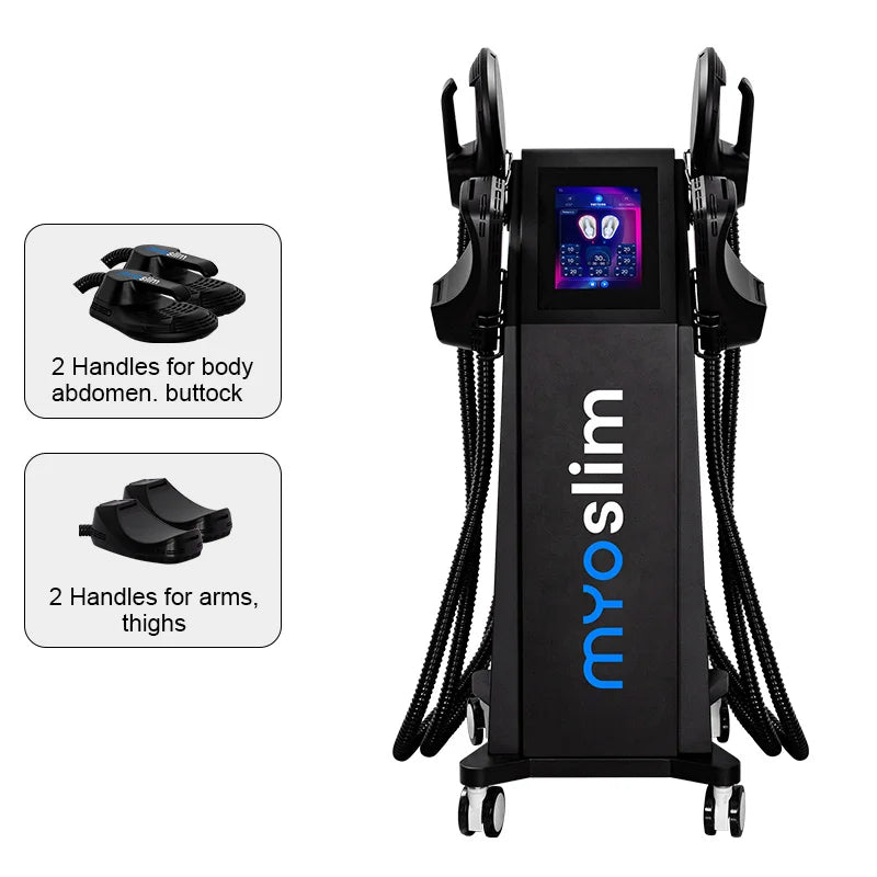 6500W 200HZ EMS Body Sculpt Roller Machine EMS Body Sculpting Burning Weight Loss Slimming Muscle Stimulation Massager Equipment