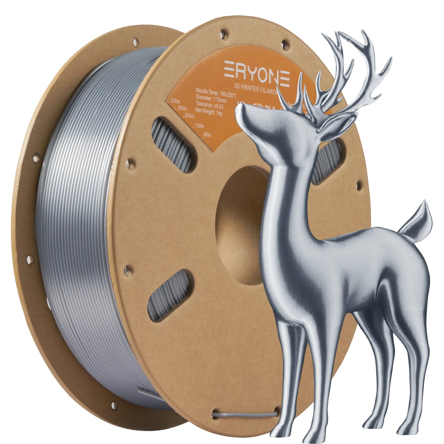 ERYONE 1/5/10KG Ultra Silk PLA Premium Filament 1.75mm 3D Print,Multicolor Available,silk pla filament ,1KG/Spool